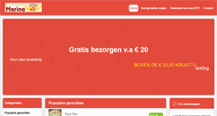 Desktop Screenshot of pizzeria-marina.nl