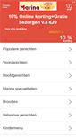 Mobile Screenshot of pizzeria-marina.nl